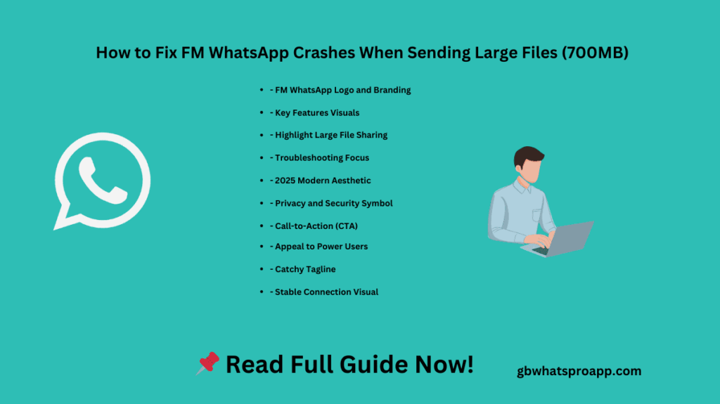 Fm WhatsApp crashes bullet points