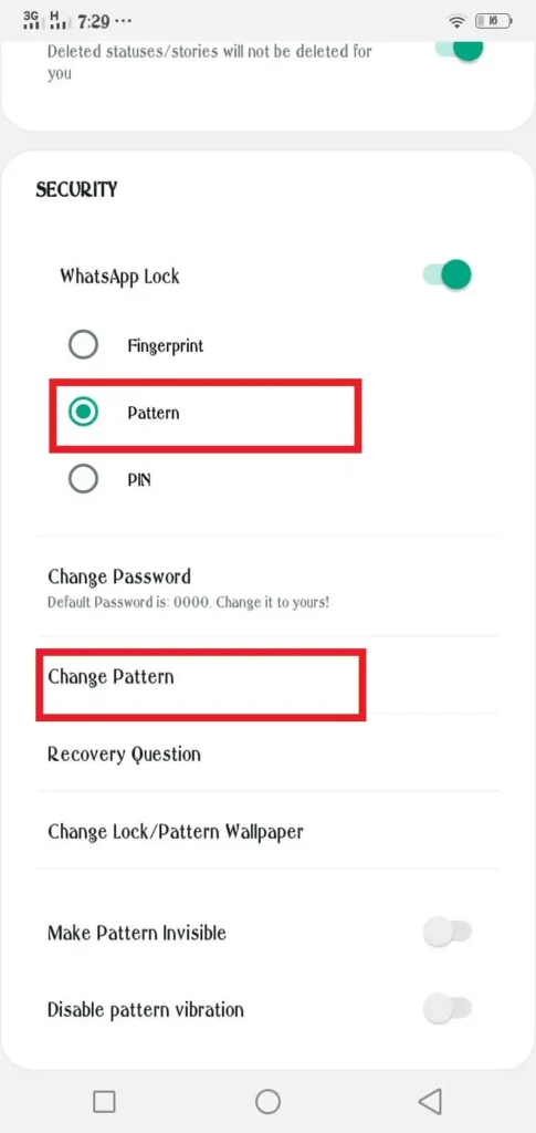 Lock Your GB WhatsApp Application